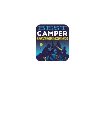 Best Camper Dad - Legjobb Kempingező Apa minta szürke pólón