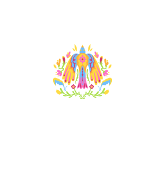 Otomi Design minta fekete pólón