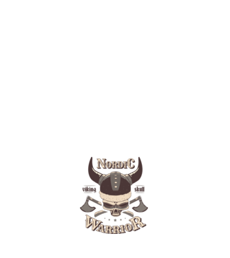 Nordic Warrior minta sötétkék pólón