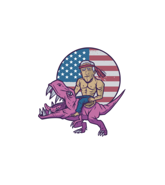 Biden trex minta fehér pólón