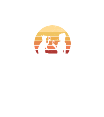 Retro Boros Cicás Lány minta fekete pólón