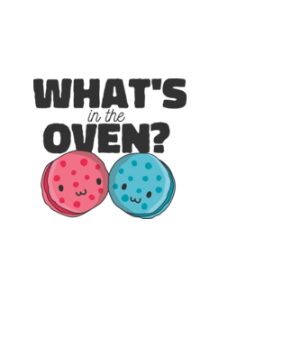 Gender Cookies minta világoskék pólón