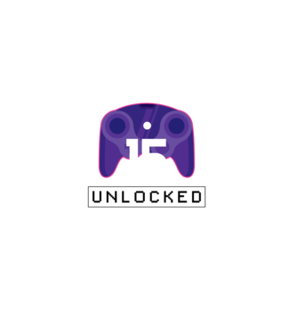 Level 15 Unlocked Gamer Születésnap minta fekete pólón
