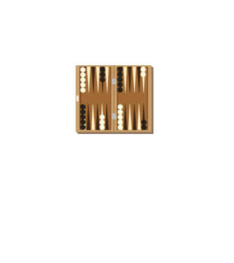 Backgammon tábla minta fekete pólón