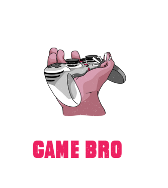 Do You Even Game Bro? minta fehér pólón