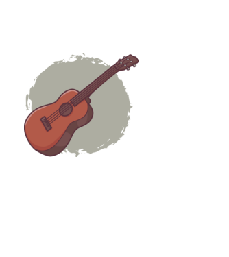 Ukulele minta fehér pólón