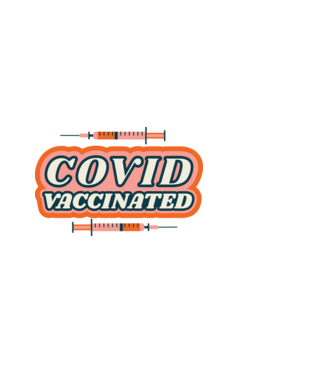 Covid Vakcina minta fehér pólón