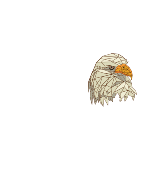 Polygonal Eagle minta neonsárga pólón
