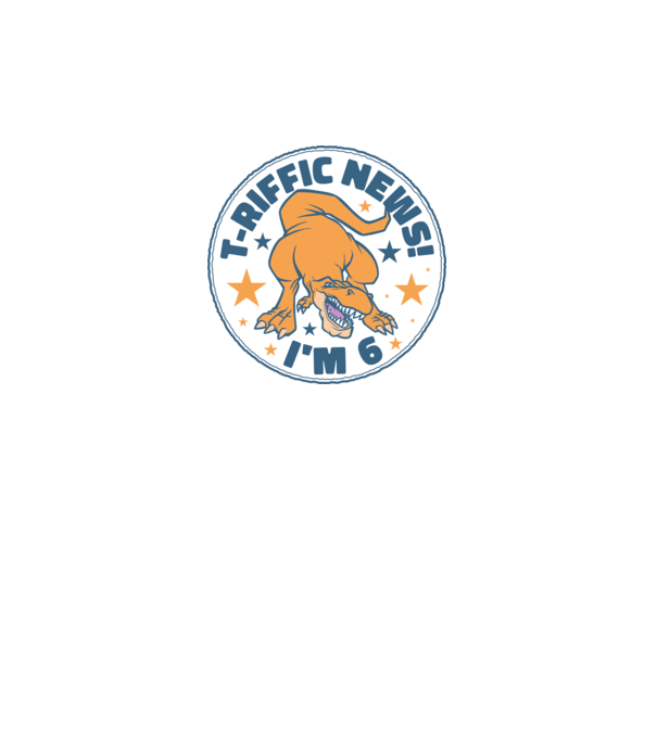 T-rex Terrific news i'm 6 minta szürke pólón