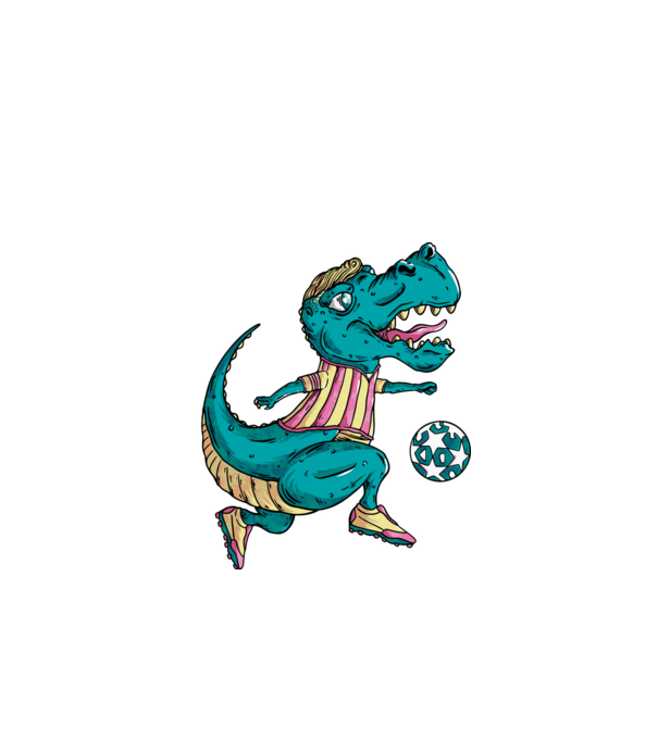 TRex Foci minta fekete pólón