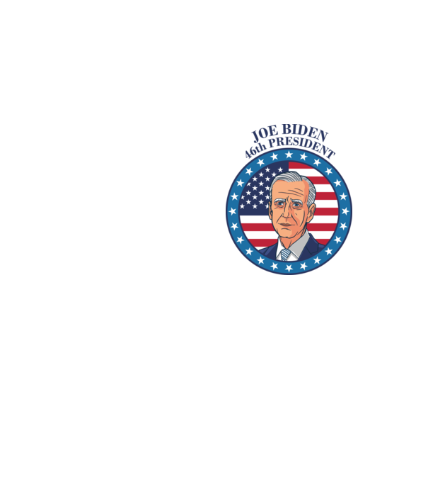 Joe Biden az Usa 46. elnöke minta neonsárga pólón