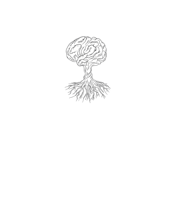 Brain Tree minta szürke pólón