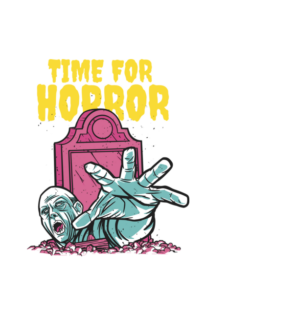 Zombi Horror minta fekete pólón