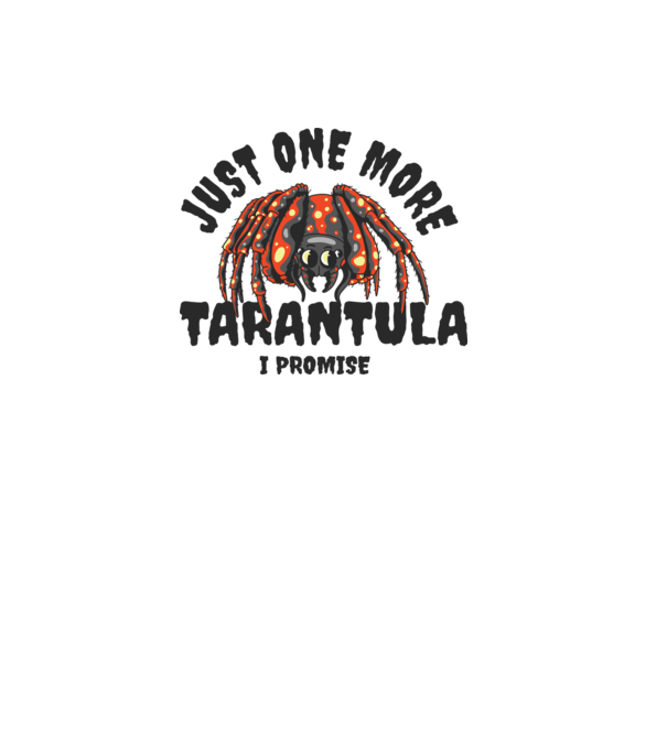 Tarantula minta fehér pólón