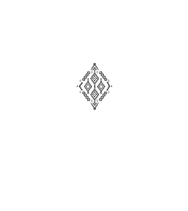 Berbere Symbol minta fehér/piros pólón