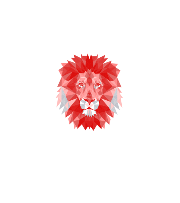 Red Lion minta fekete pólón