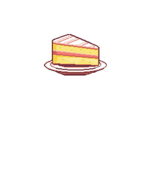 Pixel torta minta fehér pólón