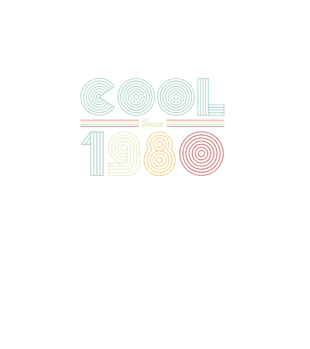 Cool Since 1980 minta türkiz pólón