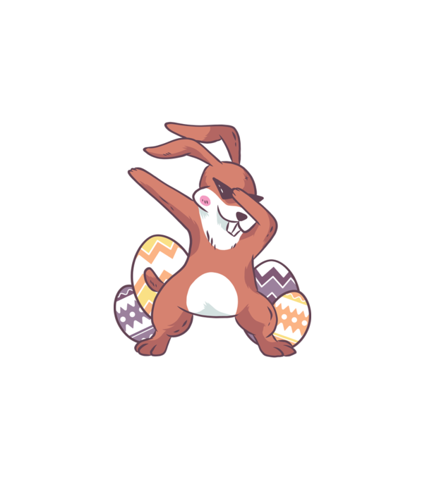 Anya nyuszi minta fehér pólón