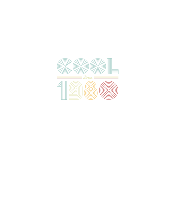 Cool Since 1980 minta fekete pólón