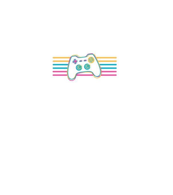 Retro Gamer Kontroller minta fekete pólón