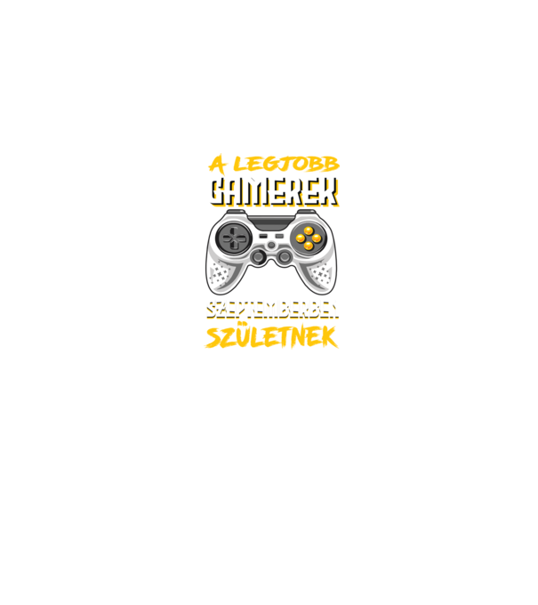 A Legjobb Gamerek Szeptemberben születnek minta farmerkék pólón