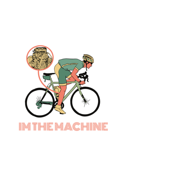 Bicós motor minta világoskék pólón