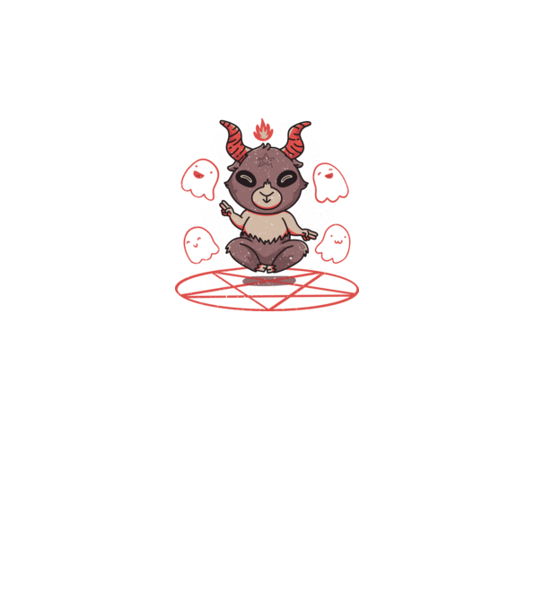 Cuki Baphomet minta türkiz pólón