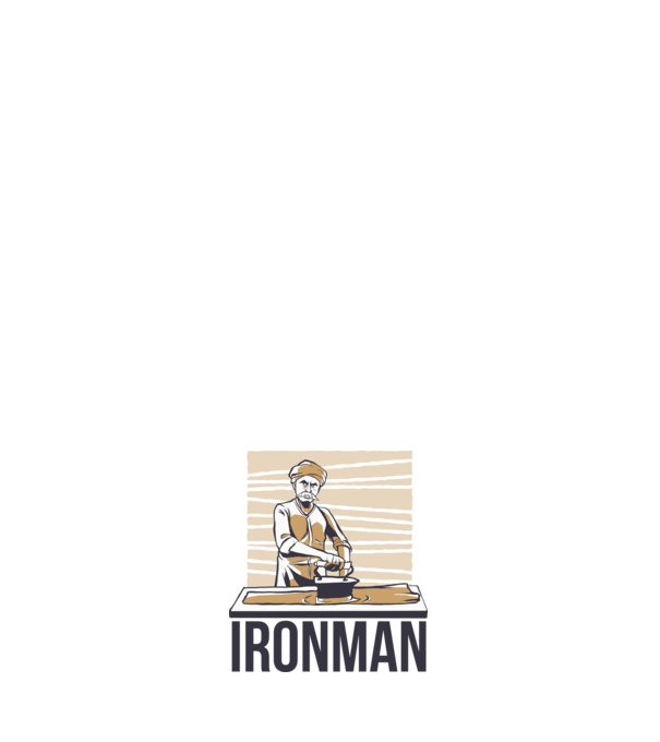Ironman Vasaló Ember minta világos rózsaszín pólón