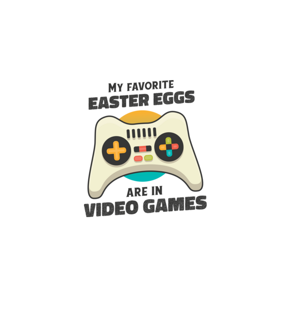 Húsvéti joystick minta szürke pólón