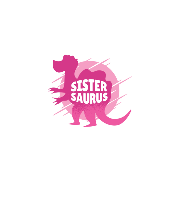 Sister Saurus minta szürke pólón