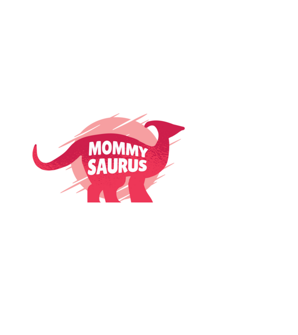 Mommy Saurus minta világoskék pólón