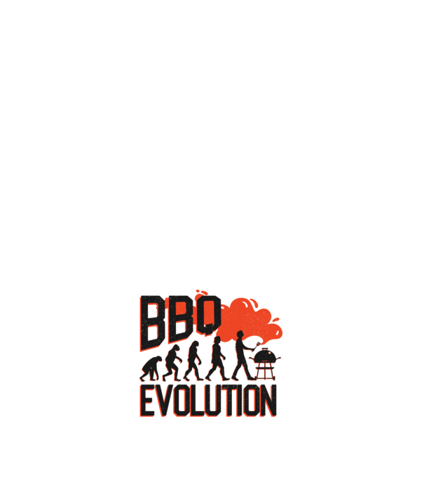 BBQ Evolúció Grillezés minta világos rózsaszín pólón