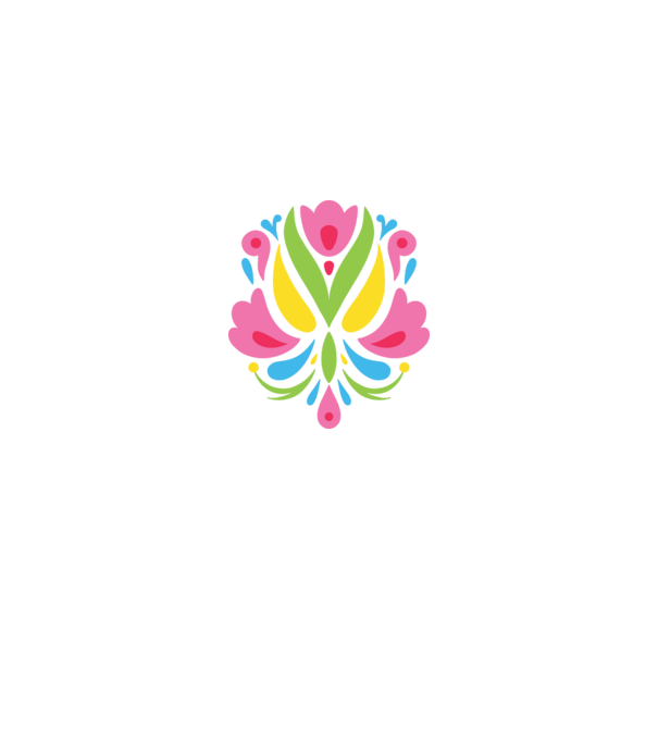 Otomi Design minta királykék pólón