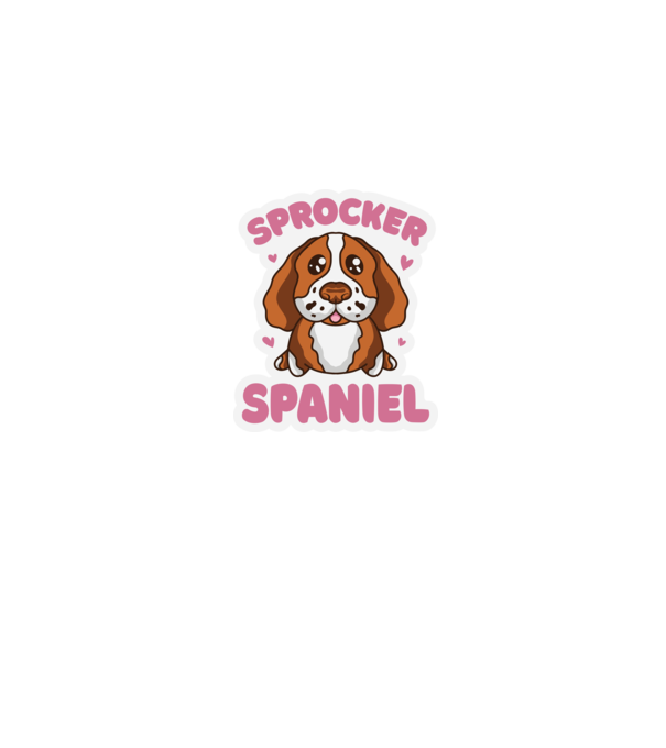 Sprocker Spániel minta farmerkék pólón