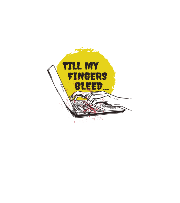 Till My fingers bleed minta szürke pólón