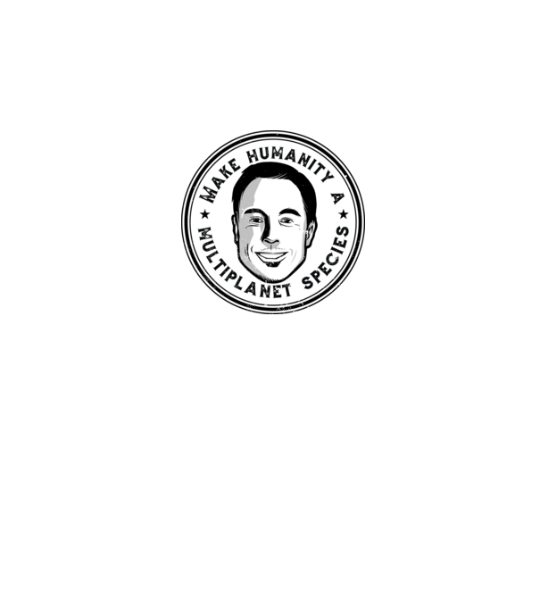 Make humanity a Multiplanet species Elon Musk minta szürke pólón