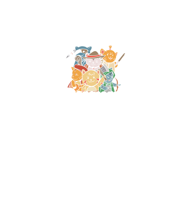 Dungeons and Cats - Cicás Szerepjáték minta sötétkék pólón