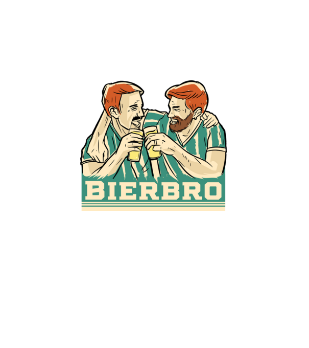 Bier bros minta fekete pólón