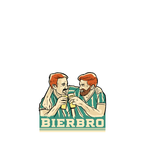 Bier bros minta fekete pólón