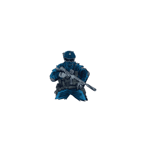 Special Force minta fehér/piros pólón