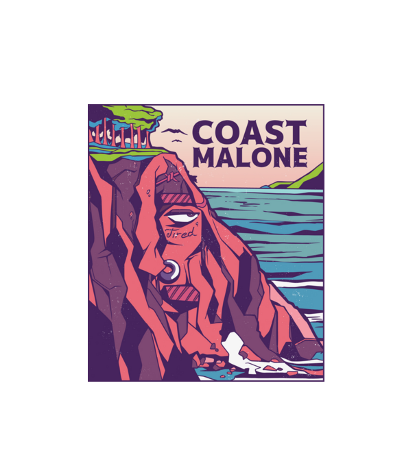 Coast Malone minta fehér pólón