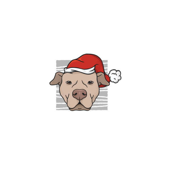 Karácsonyi Pitbull minta zöld pólón
