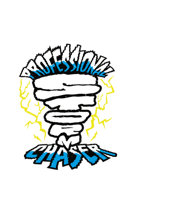 Storm Chaser minta fehér pólón