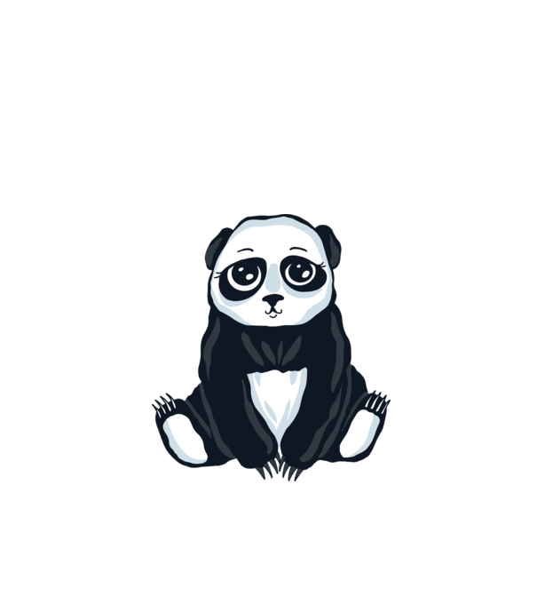 Cuki Panda minta türkiz pólón