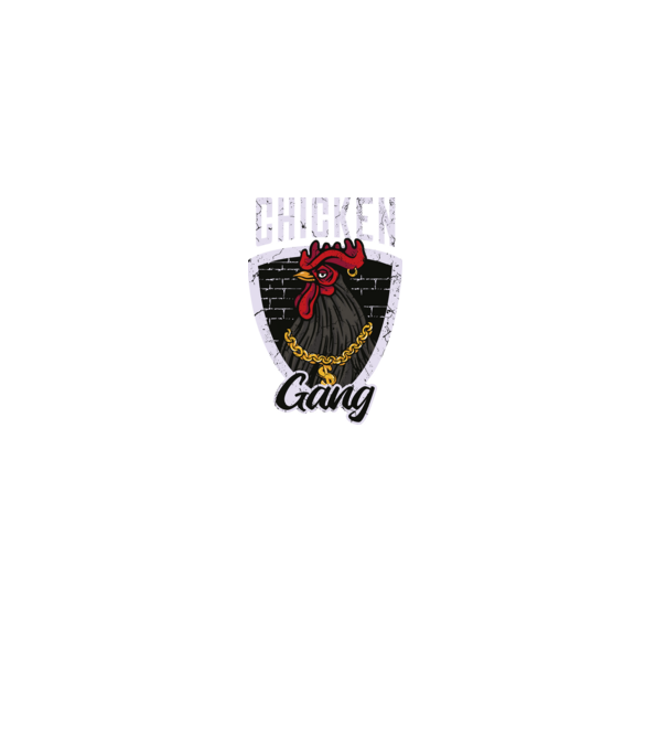 Chicken Gang minta fekete pólón