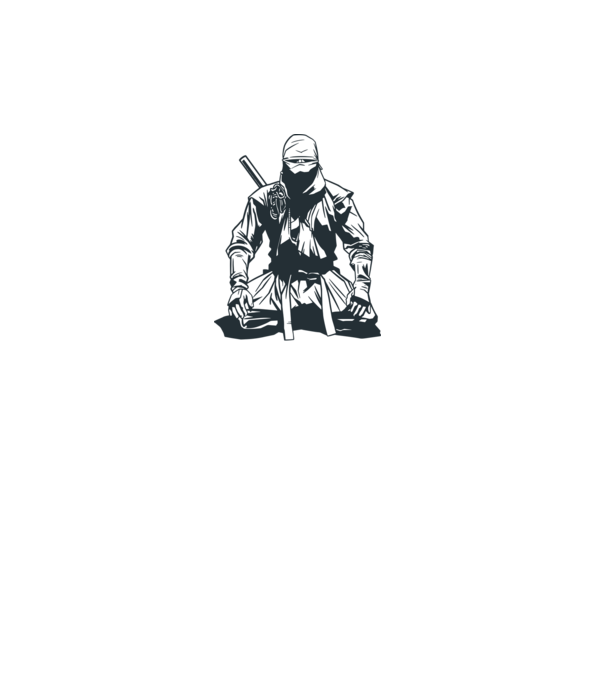 Ninja minta türkiz pólón