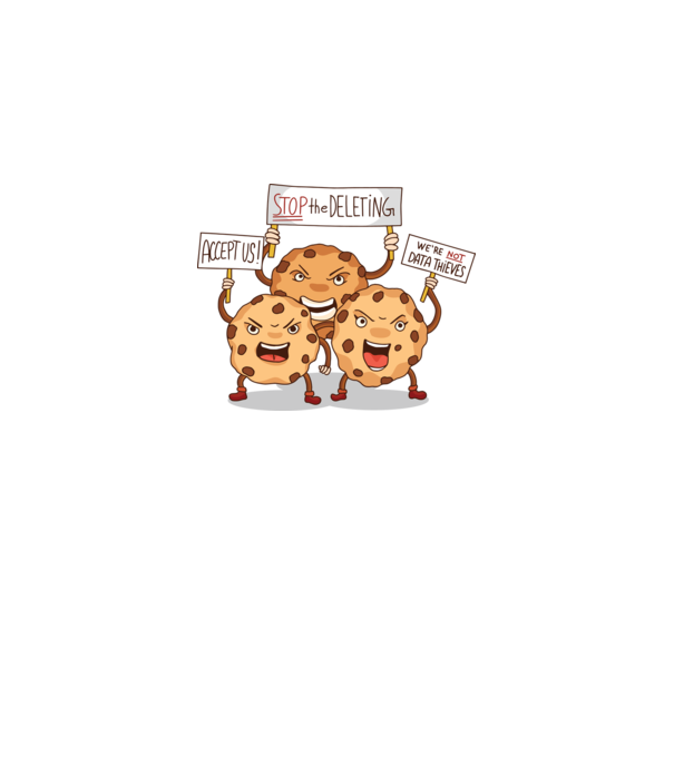 Cookie Tüntetés minta szürke pólón