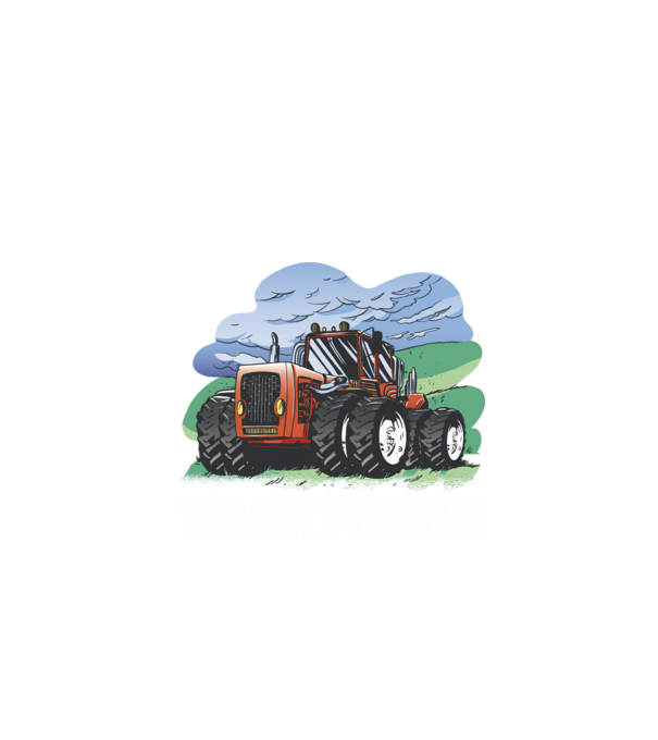 Traktoros legenda minta fekete pólón