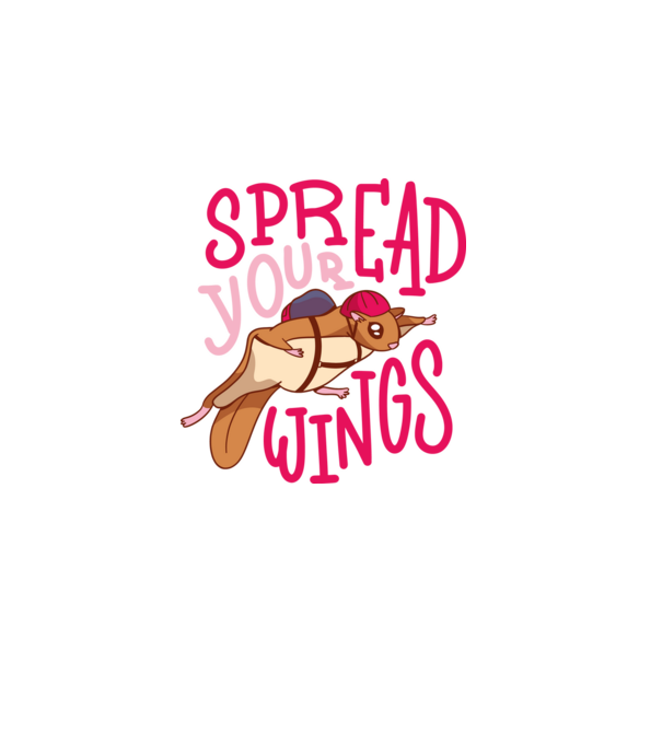 Spread Your Wings minta sötétkék pólón